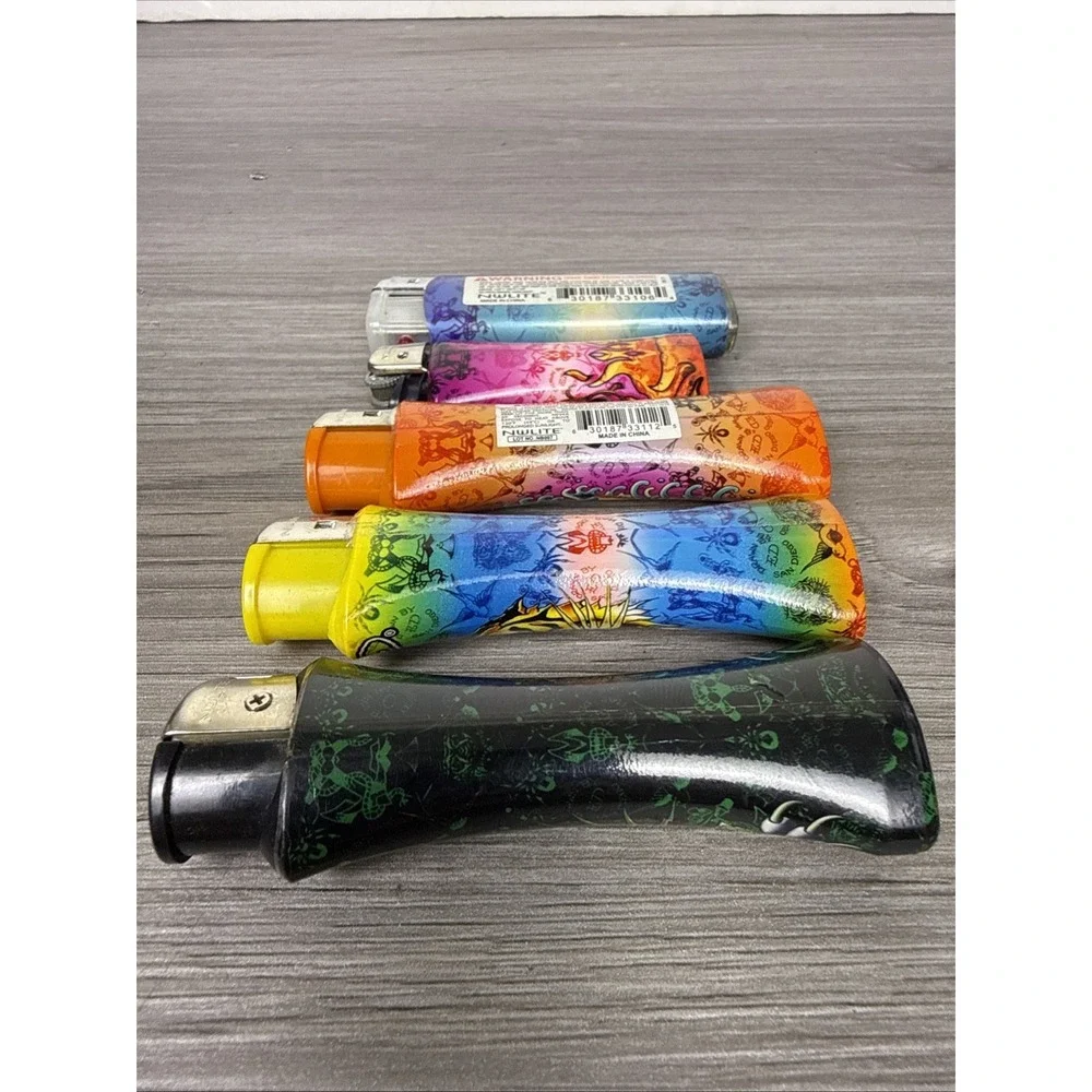 Vintage Ed Hardy Lot Of 5 2 Jumbo 2 SmallLighter Bottle Opener Y2K Tattoo Design